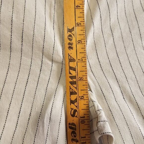 NWT LOFT MARISA LINEN BLEND STRIPED SOFT PANTS SIZE 8 WOMENS - Picture 14 of 15